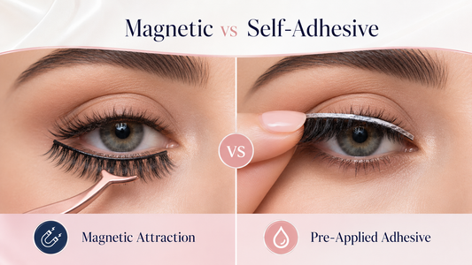 Magnetic lashes versus self-adhesive lashes mechanism comparison