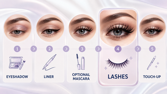 Lashes before or after makeup eye makeup order