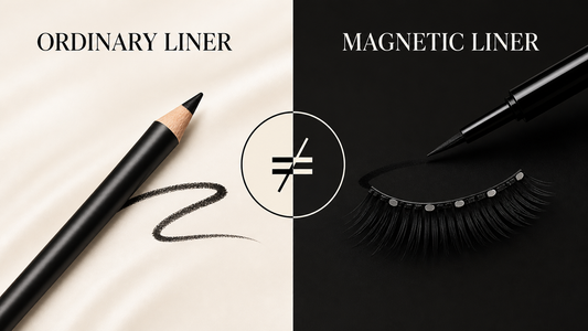 Ordinary cosmetic eyeliner and magnetic eyeliner are different concepts