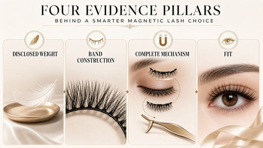 Lightweight magnetic lash evaluation using weight, band, mechanism and fit criteria