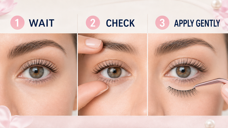 False lashes after lash lift timing and safety checklist