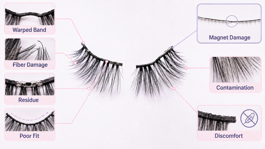 Seven signs it is time to replace false eyelashes