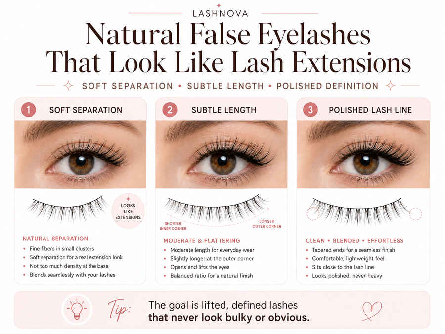 Natural False Eyelashes: How to Choose a Soft Everyday Look
