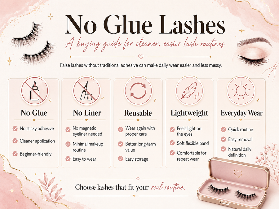 No Glue Lashes: How to Choose the Best Option (2026 Guide)