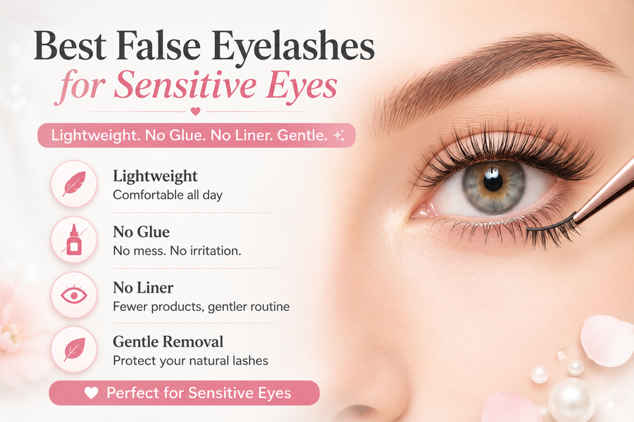 Best False Eyelashes for Sensitive Eyes