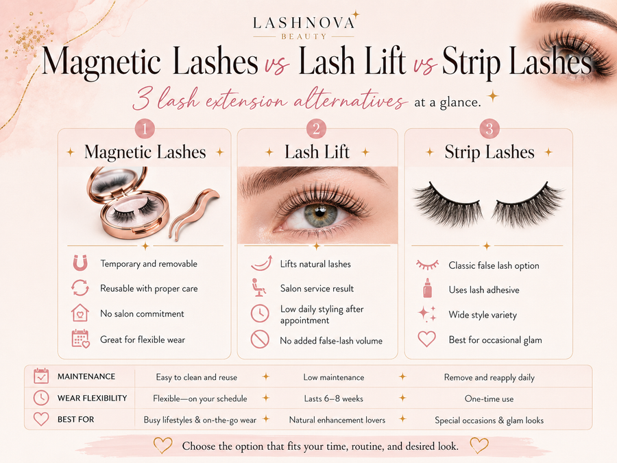 Lash Extension Alternatives: Best Options for a Lower-Maintenance Lash Look (2026 Guide)