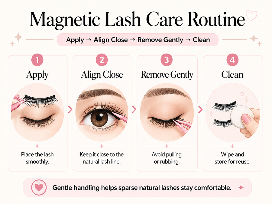 Magnetic Lashes for Sparse Lashes: Fuller Look Guide (2026)