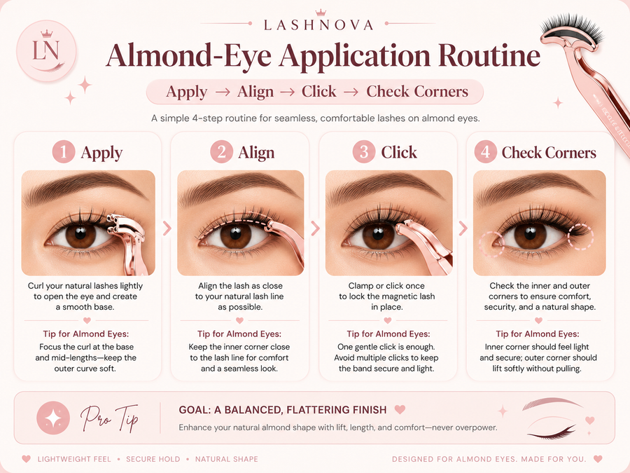 Magnetic Lashes for Almond Eyes: Best Styles + Tips (2026)