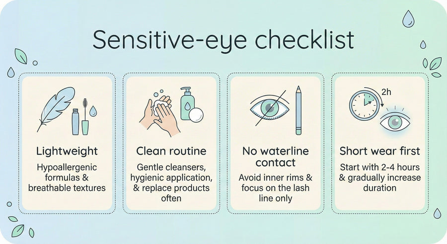 Best Magnetic Lashes for Sensitive Eyes: How to Choose & Apply Without Irritation