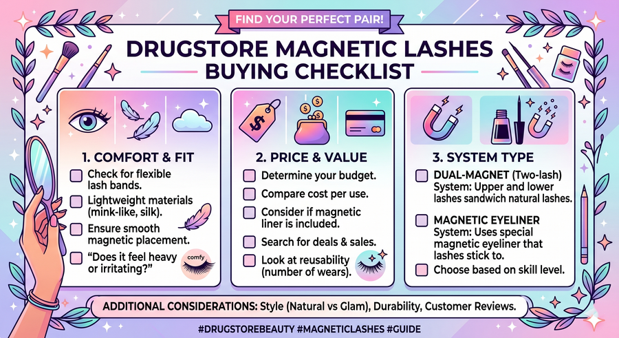 Drugstore Magnetic Lashes: What to Look For + Better Alternatives (2026)