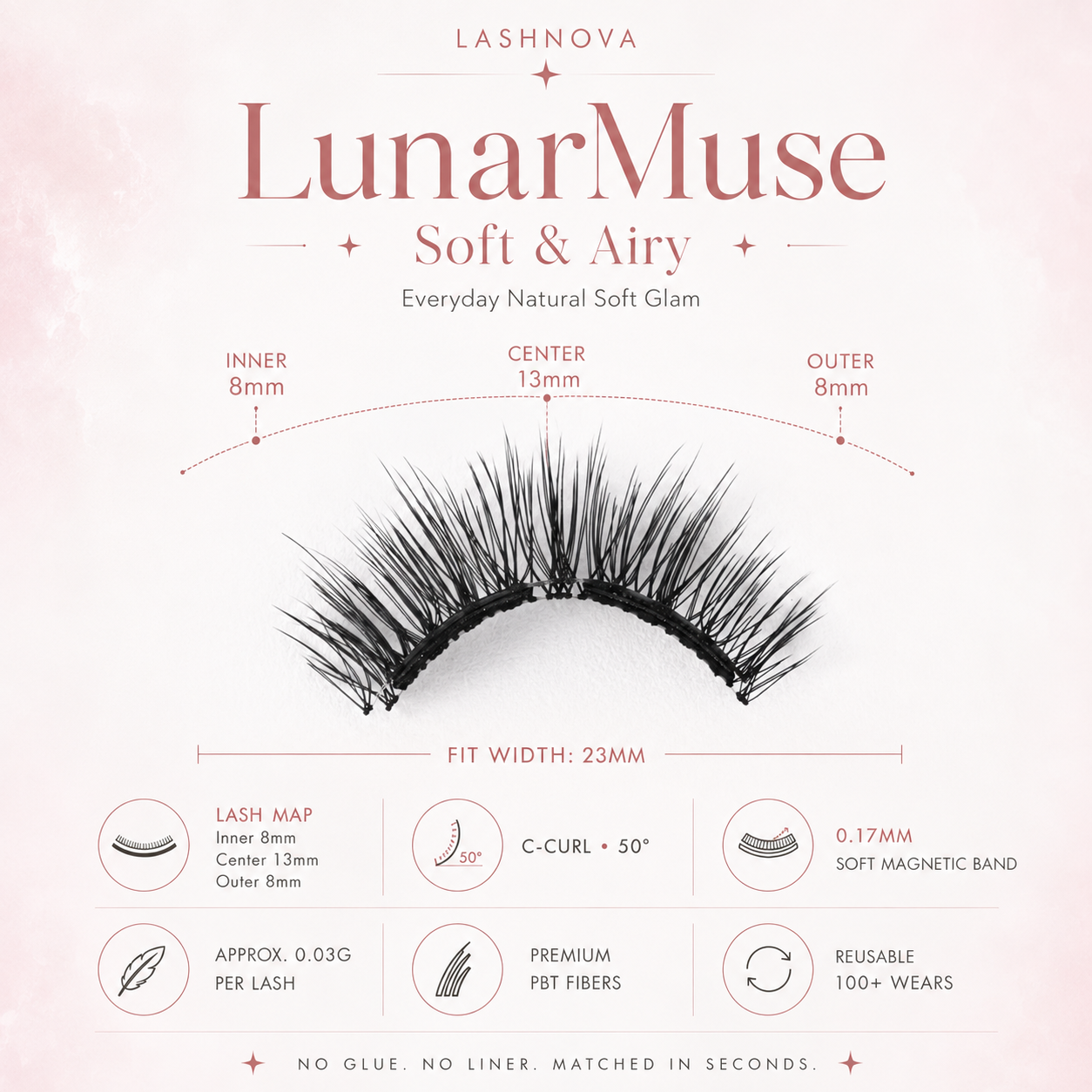 LunarMuse Soft Magnetic Lashes