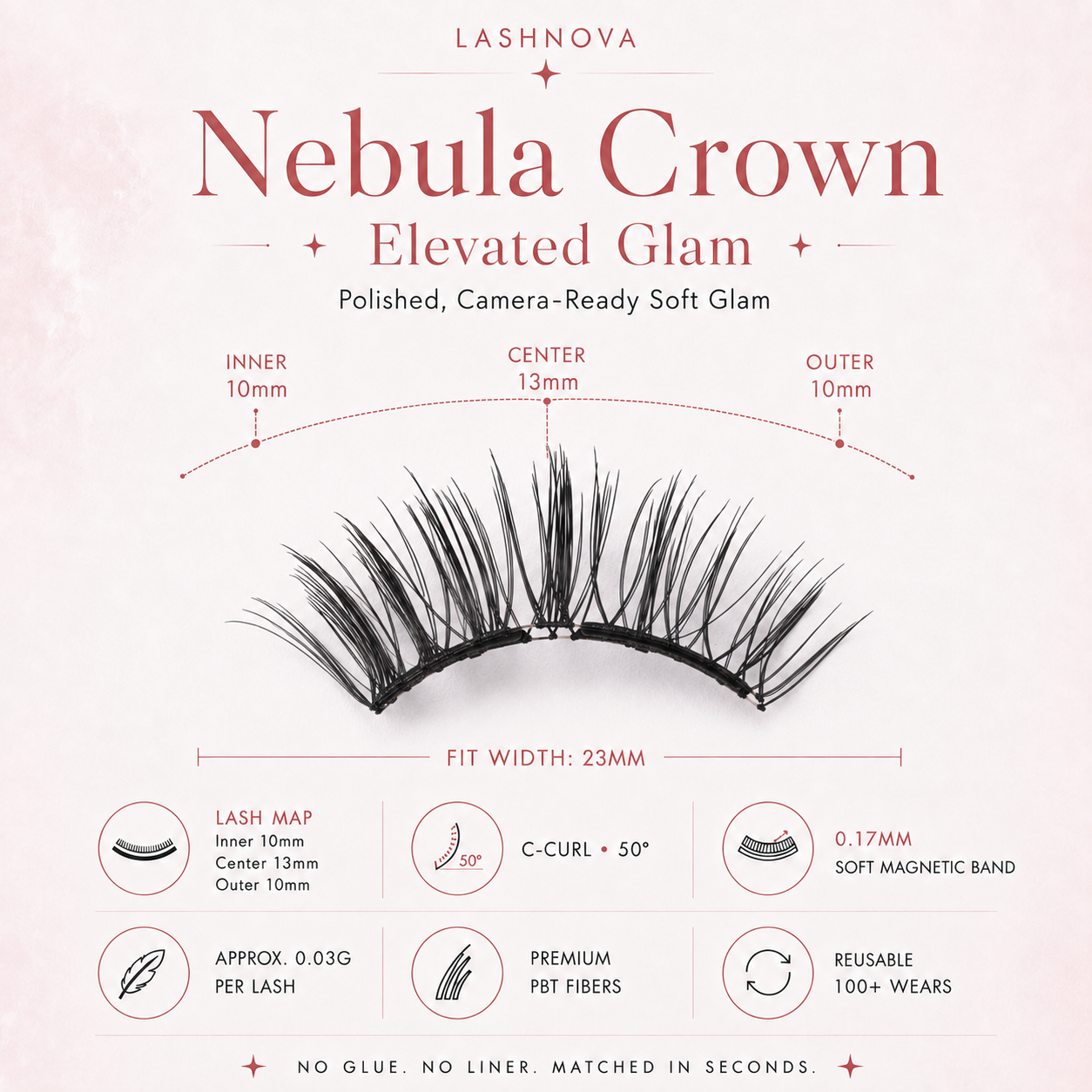 Nebula Crown Soft Magnetic Lashes