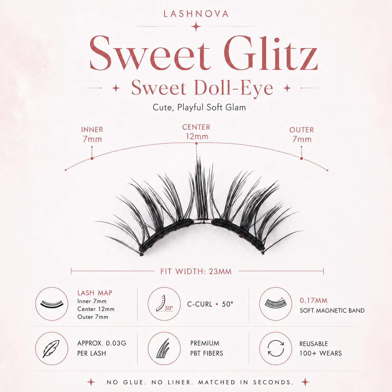 Sweet Glitz Soft Magnetic Lashes