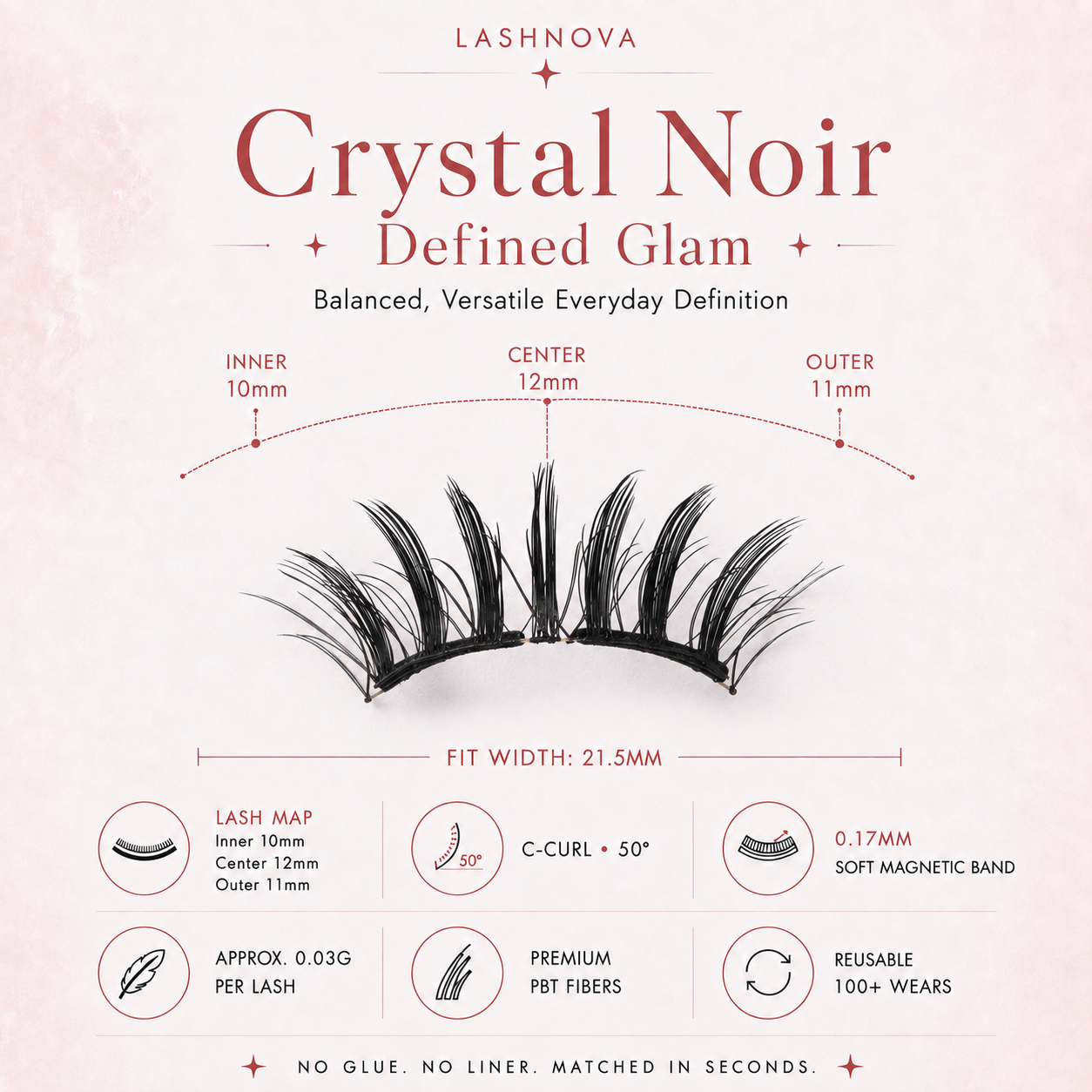 Crystal Noir Soft Magnetic Lashes
