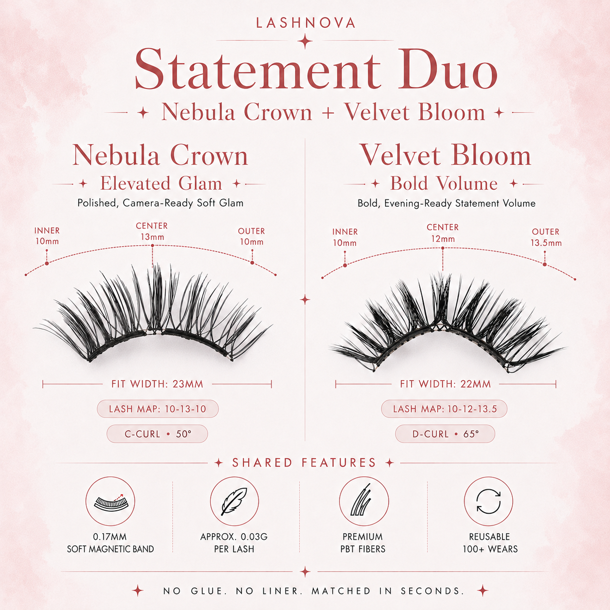 Statement Duo Magnetic Lash Set